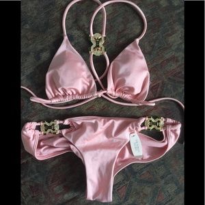 Very Sexy Luxe Jewel rhinestone cheeky bikini S